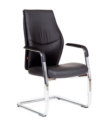 Кресло компьютерное CHAIRMAN Vista V Экокожа премиум черная в Соликамске - изображение