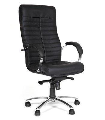 Кресло CHAIRMAN 480 Экокожа премиум черная в Чайковском - изображение