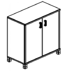 Шкаф для документов В-420.6 ДСП 900х450х1286 мм в Кунгуре