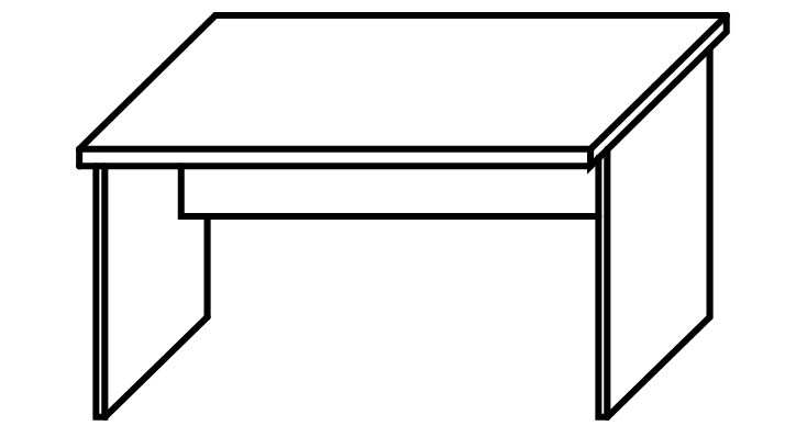 Письменный стол раскраска