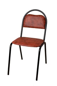 Офисный стул Стандарт СРП-033 Эмаль коричневый кожзам в Перми - предосмотр