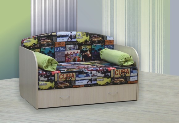 Детский диван-кровать Ева 12 в Перми - изображение